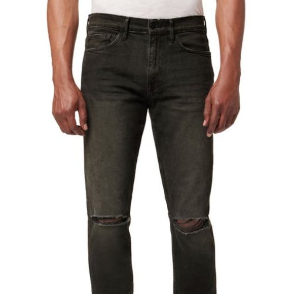 NWT Joe's Jeans Men's the Dean Slim Tapered High Rise Jeans, Lief Grey, size 36 - Picture 2 of 13